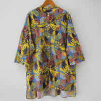 Tigre Brocante ティグルブロカンテ　ラジャスターンバックタックロングシャツ　＃イエロー　【送料無料】