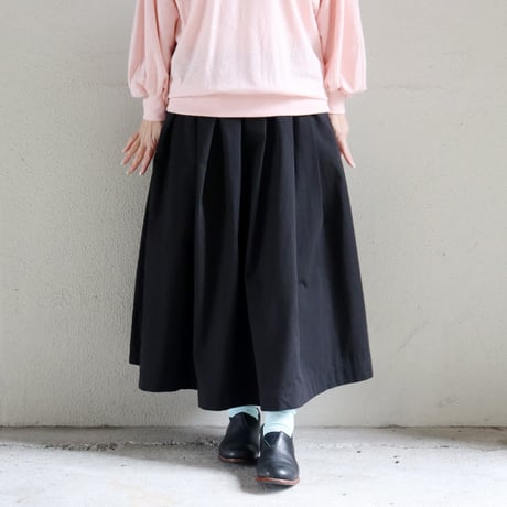 **2026春夏分到着** TRAVAIL MANUEL トラバイユマニュアル　コンパクトウェザータックフレアスカート