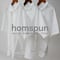 **再生産到着** homspun ホームスパン　100/2ブロード丸襟フラットカラーブラウス　#オフ白