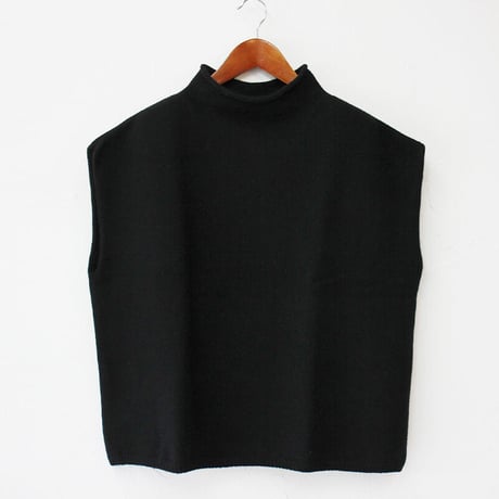 maomade マオメイド　エアーヤーンモックネックベスト　#ブラウン、レッド、ネイビー、ブラック
