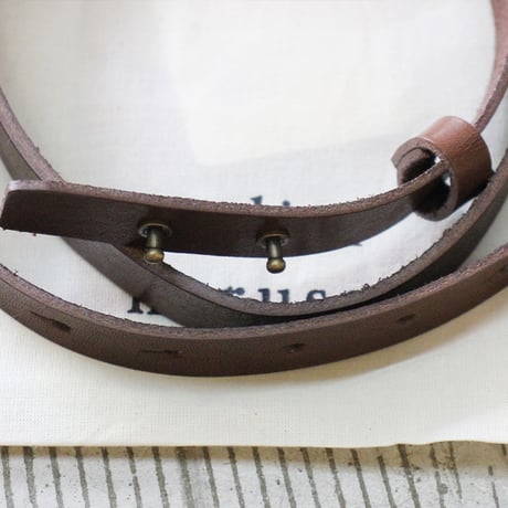 **またまた再入荷** atelier naruse アトリエナルセ　giboshi “middle” belt　ギボシミドルベルト