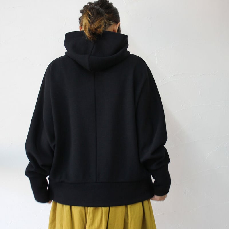 再入荷** Linenya リネンヤ ウールドルマンパーカー #ブラック | sukima