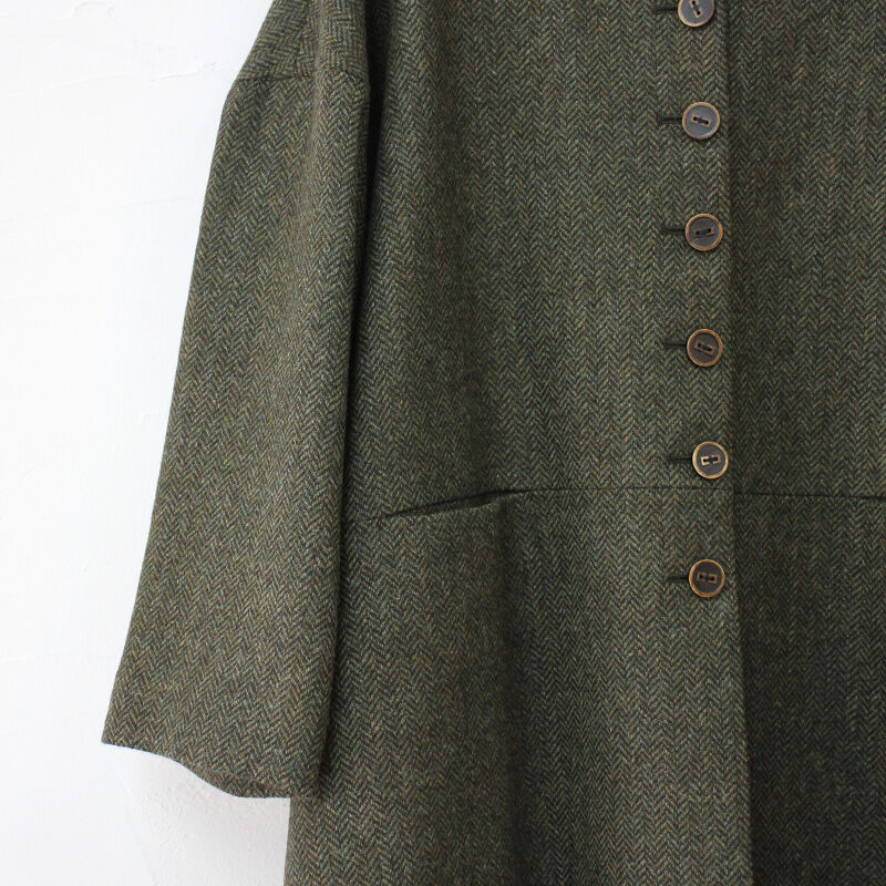 atelier naruse アトリエナルセ ツィードコクーンコート atelier naruse アトリエナルセ MOON ENGLAND tweed cocoo