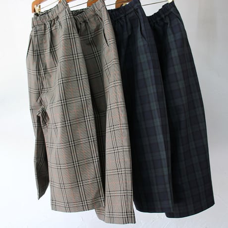 TRAVAIL MANUEL トラバイユマニュアル　T/Cチェックレイバーパンツ　#ベージュｘブラック、ブラックウォッチ　【送料無料】