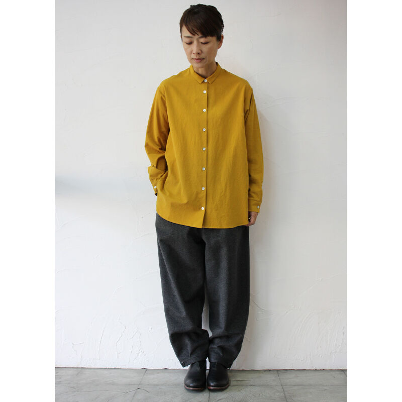 SUSURI ススリ ヘムレンシャツ #peche , tarte , ash 【送料無料】