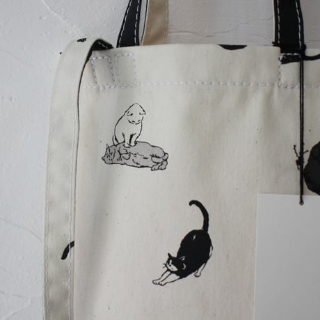 TEMBEA テンベア　3HANDLE TOTE SMALL PRINT　#CAT　【送料無料】