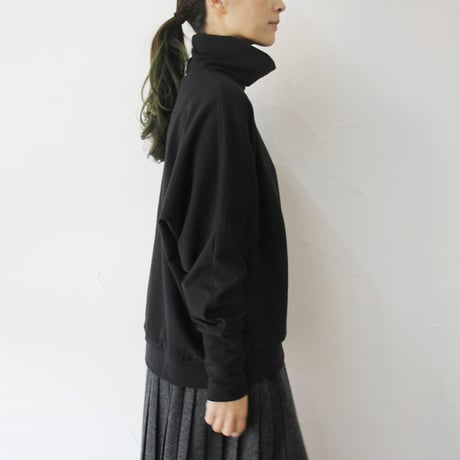 **またまた再入荷** LinenYa リネンヤ　コットンハイネックプルオーバー　#ネイビー、ブラック　【送料無料】