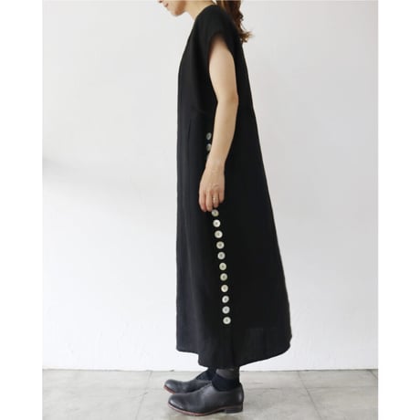 SUSURI ススリ　ティアフルドレス　#beige,black 【送料無料】