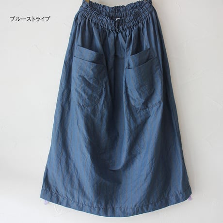 **再入荷** homspun ホームスパン　C/Lチェック＆ストライプスカート　【送料無料】