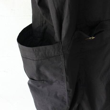 ASEEDONCLOUD　アシードンクラウド　Silky typewritter cloth sakurashi jumpsuit  #ブラック　【送料無料】
