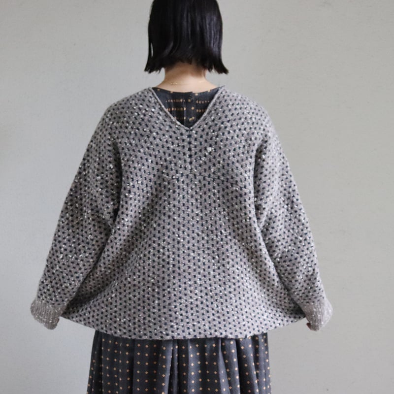 再入荷**homspun ホームスパン ナチュラルネップジャガード