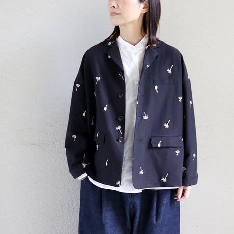 atelier naruse アトリエナルセ　コットンリネンテーラードジャケット cotton linen tailored jacket ～nohara～
