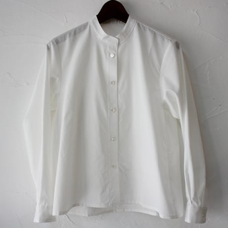 **再入荷** LinenYa リネンヤ　スタンダードブラウス　#ネイビー、ホワイト