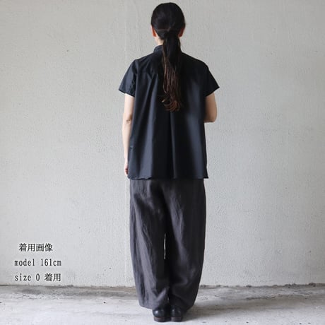 **2026s/s分到着** atelier naruse アトリエナルセ　リネンコクーンダーツパンツ　linen cocoon darts pants　#ベイジュ、チャコール