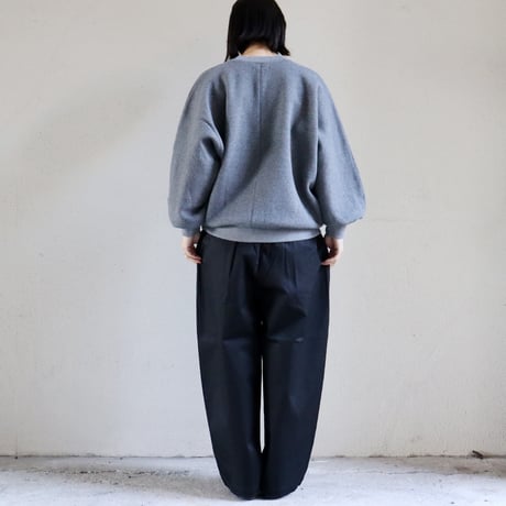 **またまた再入荷** TRAVAIL MANUEL トラバイユマニュアル　コンパクトチノストレッチバームパンツ　#杢グレー、ブラック