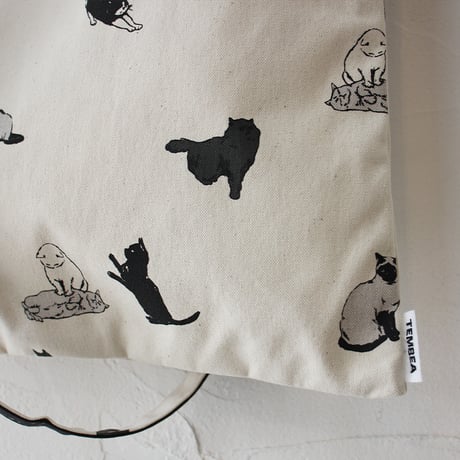 TEMBEA テンベア　3HANDLE TOTE PRINT　#CAT　【送料無料】