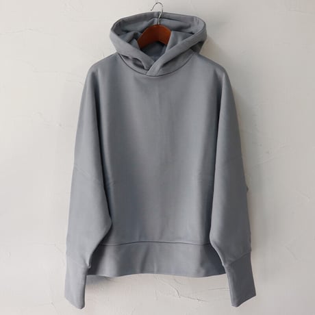 **またまた再入荷**　Linenya リネンヤ　コットンスウェットドルマンパーカー　#ピンク、サックスブルー、カーキ　【送料無料】
