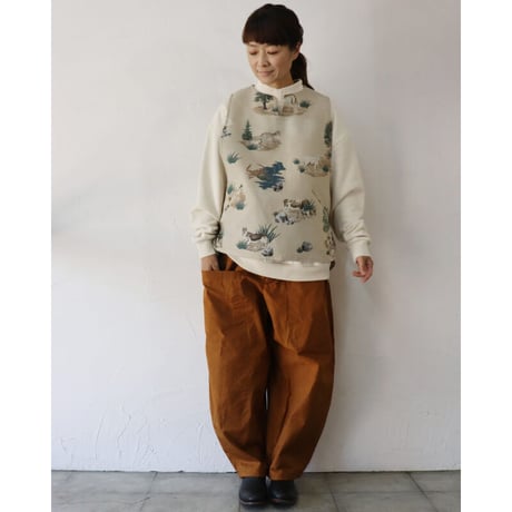 ASEEDONCLOUD アシードンクラウド  Constellatoin cloth Hiraeth waistcoat #beige 【送料無料】