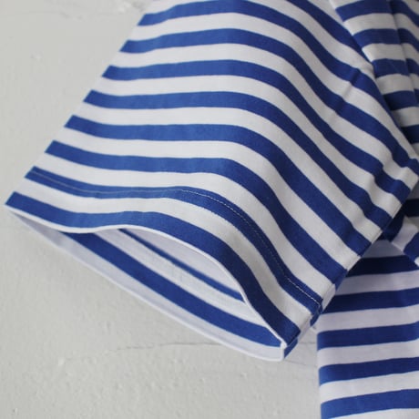 atelier naruse アトリエナルセ　コットンボーダーカットソー（半袖）｜cotton border cut&sewn（short sleeves）