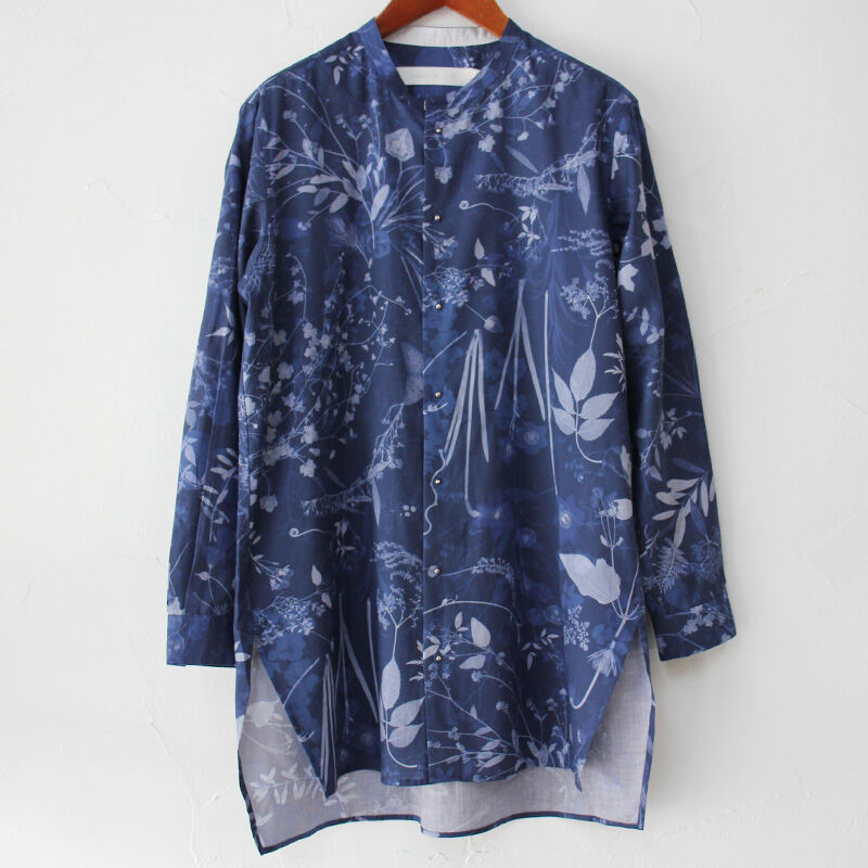 ASEEDONCLOUD アシードンクラウド Flower Blue Print Pajama