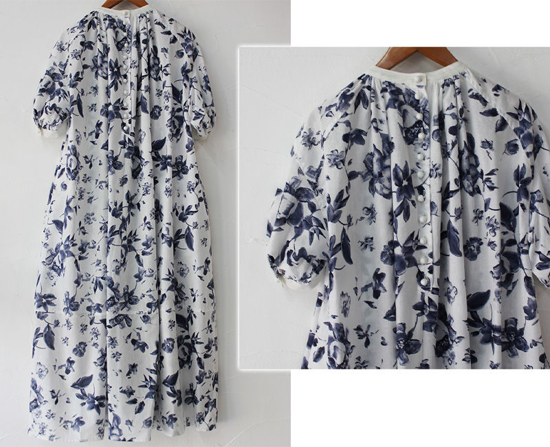 SUSURI ススリ ピオニードレス #ホワイト、ブラック【送料無料  