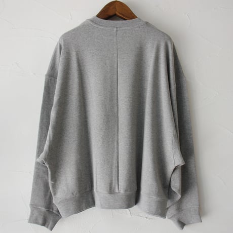 **再入荷** Linenya リネンヤ　ドルマンスリーブトレーナー　#グレー　【送料無料】