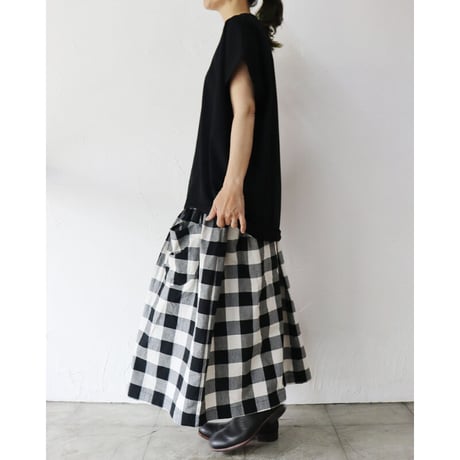 **再入荷** TRAVAIL MANUEL トラバイユマニュアル　コンパクト天竺コクーンTシャツ　#グレー、ブラック、チャコールブラウン