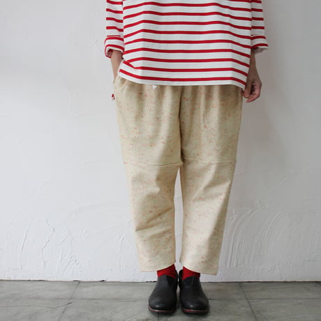 homspun ホームスパン　スウェットギャザーパンツ　#オートミール、グレー、チャコール、ミックス
