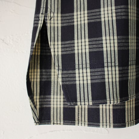 ASEEDONCLOUD アシードンクラウド　HandWerker ハンドベイカー HW light coat #indigo check