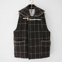 ASEEDONCLOUDアシードンクラウド　nontical chart blancket Lifesaving vest #ブラウン　【送料無料】