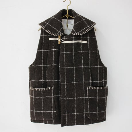 ASEEDONCLOUDアシードンクラウド　nontical chart blancket Lifesaving vest #ブラウン　【送料無料】
