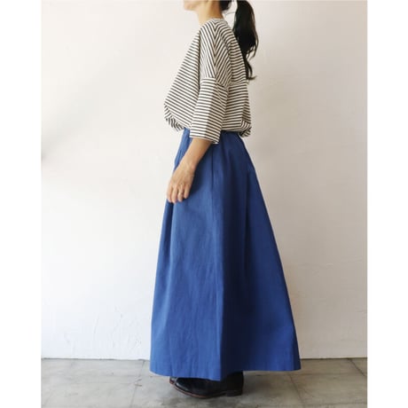 **またまた再入荷** Linenya リネンヤ　高密度コットンタックスカート