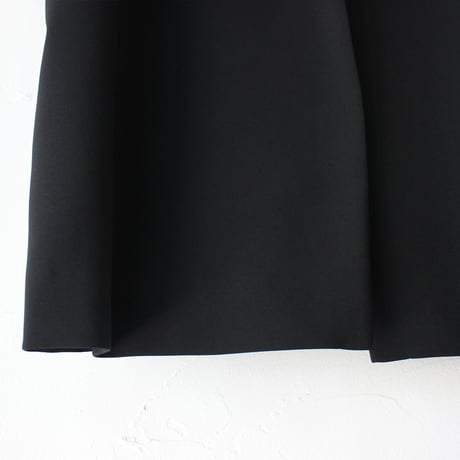 TRAVAIL MANUEL トラバイユマニュアル　ダブルクロスネイプカラーコート　#ブラック