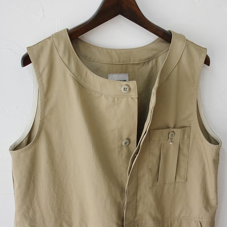 sasanqua by trees サザンカバイツリーズ　Hide seam work all ハイドシームワークオール　#IVORY,BEIGE