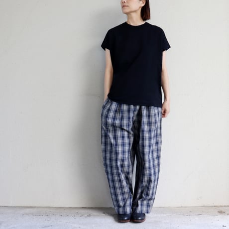 TRAVAIL MANUEL トラバイユマニュアル　ダンプチェックバームパンツ