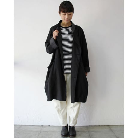 FUNSET OF ART ファンセットオブアート　別注コットンTAISHOコート　#ブラック　【送料無料】