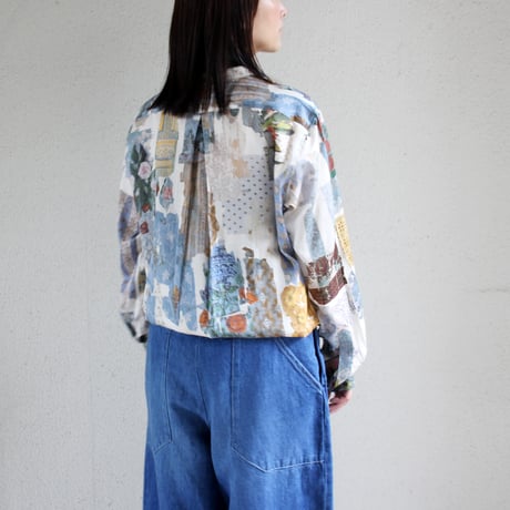 ASEEDONCLOUD アシードンクラウド　Travel memories print Kafusho shirt #マルチ　【送料無料】