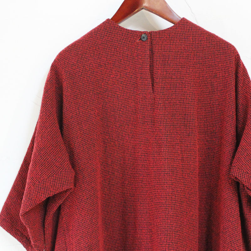 susuriススリ　フリッパーワンピース　ウール100％　赤 ラスト一点再入荷**susuri ススリ フリッパーワンピース ♯red 【送料
