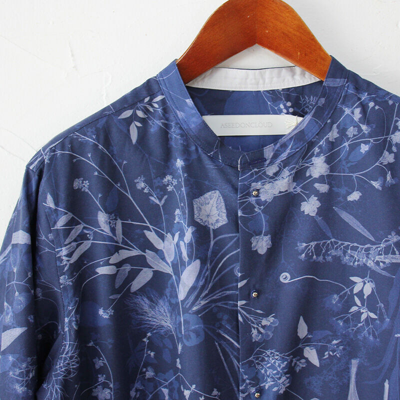 ASEEDONCLOUD アシードンクラウド Flower Blue Print Pajama