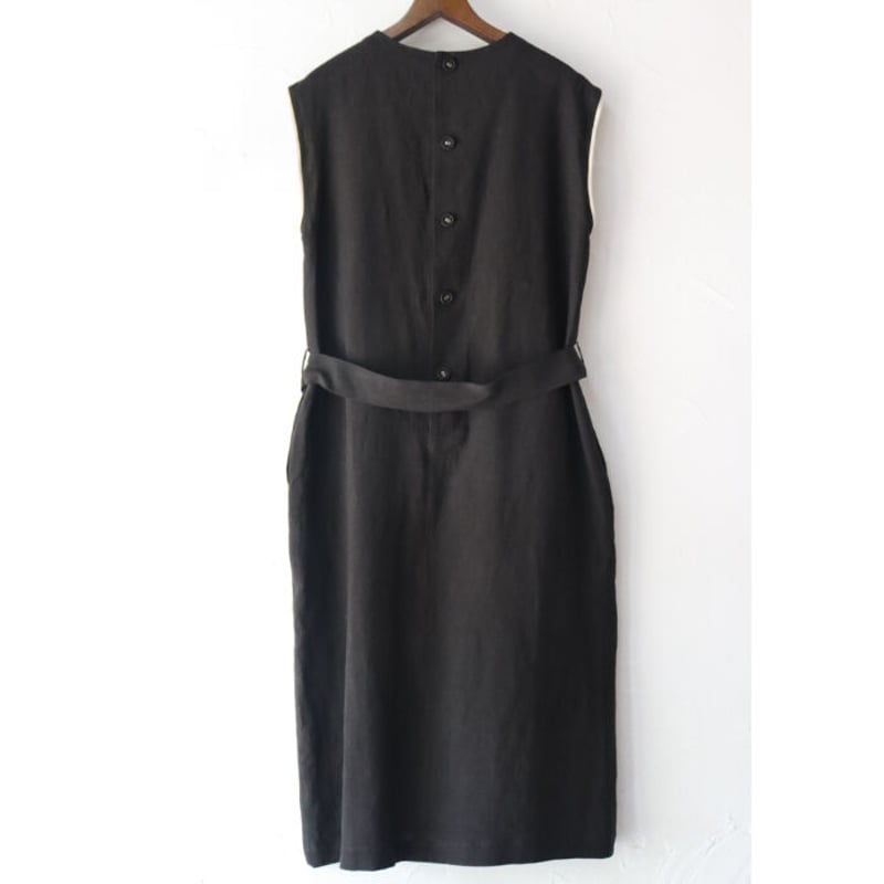 atelier naruse アトリエナルセ リネンノースリーブワンピース+ atelier naruse アトリエナルセ リネンノースリーブワンピース+