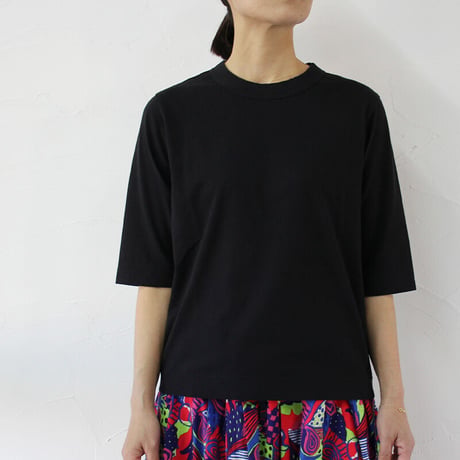 **2025秋冬分到着** homspun ホームスパン　30/1天竺6分袖Tシャツ