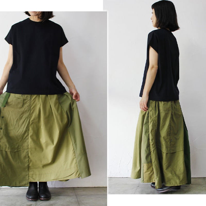 ARTE POVERA アルテポーヴェラ RE-ARMEEシャツMIXアシンメトリー ARTE POVERA アルテポーヴェラ RE-ARMEEシャツMIXアシンメトリー
