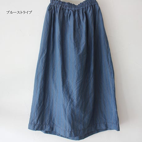 **再入荷** homspun ホームスパン　C/Lチェック＆ストライプスカート　【送料無料】