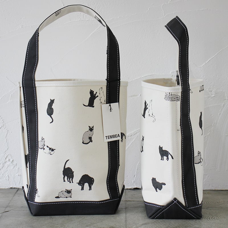 TEMBEA テンベア BAGUETTE TOTE SMALL PRINT #CAT 【送料無 TEMBEA テンベア BAGUETTE TOTE SMALL PRINT #CAT 【送料無