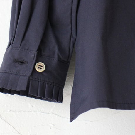 **再入荷** amne アンヌ　BROAD frilled blouse ブロードフリルブラウス【送料無料】