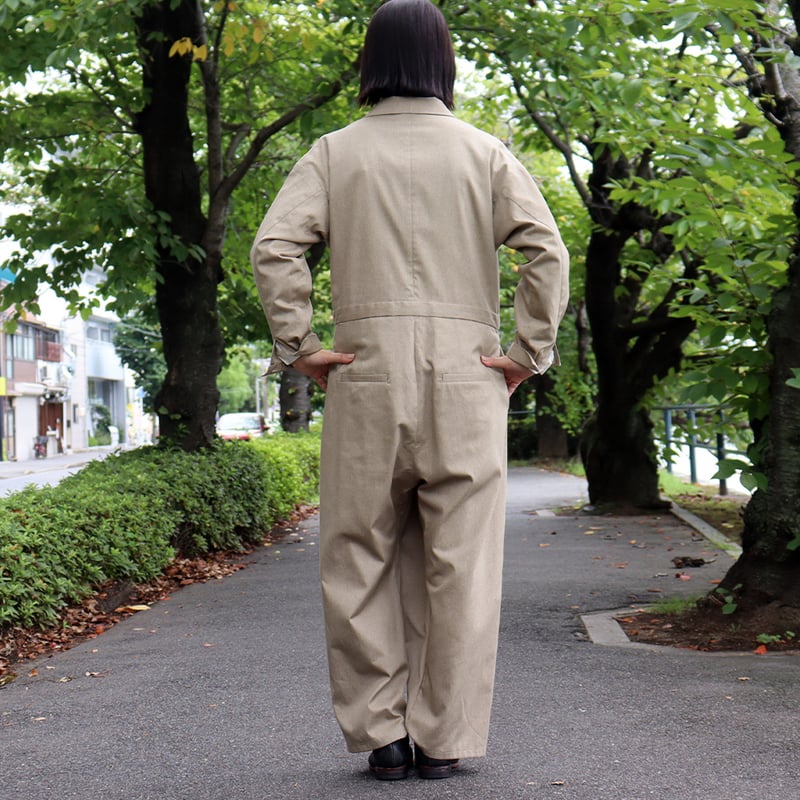 atelier naruse アトリエナルセ コットンカシュクールジャンプスーツ