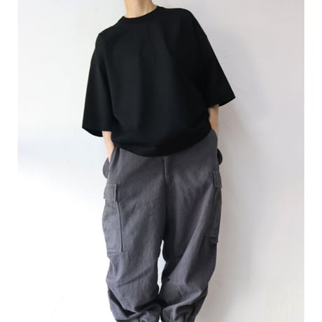 TRAVAIL MANUEL トラバイユマニュアル　コンパクト天竺6分袖Tシャツ