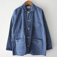 sasanqua by trees サザンカバイツリーズ　10.5オンスネップデニムカバーオール　#3year wash