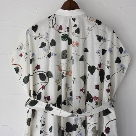 ASEEDONCLOUD アシードンクラウド　Tree worship print Holy island dress #off white 【送料無料】