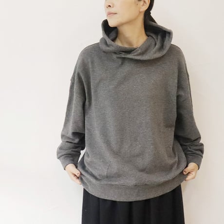 LinenYa リネンヤ　ヤク混パーカー　#チャコール、グレー、オートミール